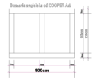 Panele angielskie,listwy, boazeria angielska 120cm x 100cm