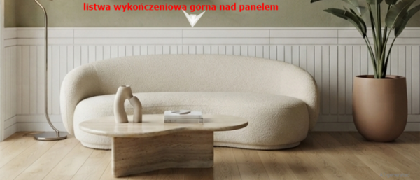 Listwa wykończeniowa górna prosta,sztukateria
